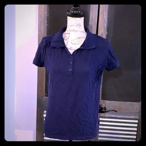 🦄5/$10 Bundled🦄 Navy blue polo shirt #1122#1124